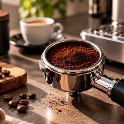 De ce este importantă distribuirea uniformă a cafelei în portafiltru?
