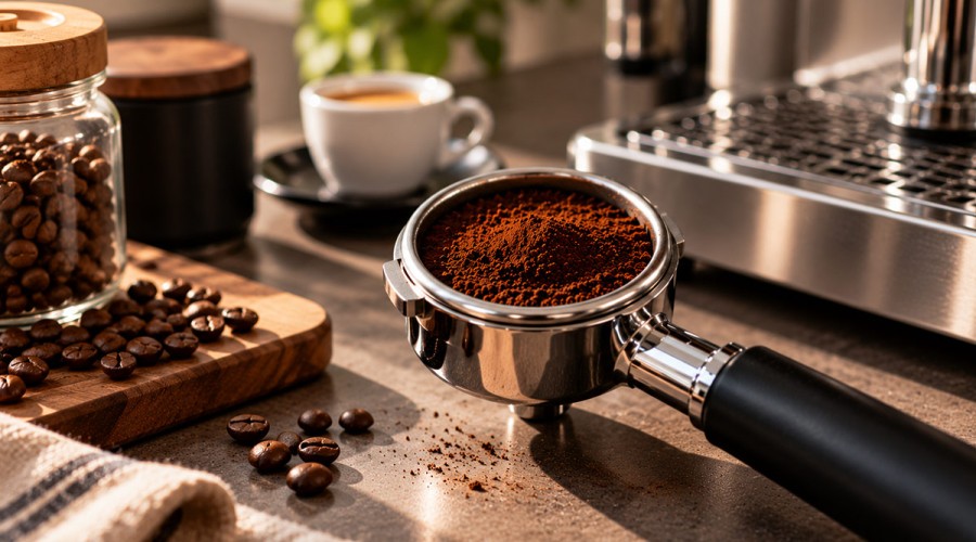 De ce este importantă distribuirea uniformă a cafelei în portafiltru?